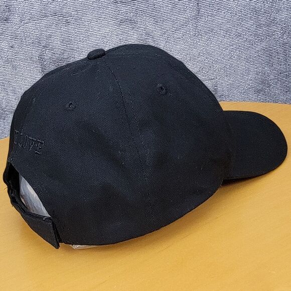 Raising Canes Employee Uniform Hat Black One Love Adjustable Hook Loop Cap 1LV - Picture 6 of 16